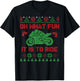 Oh What Fun It Is To Ride Xmas Ugly Motocross Christmas T-Shirt - T-Shirt | Black