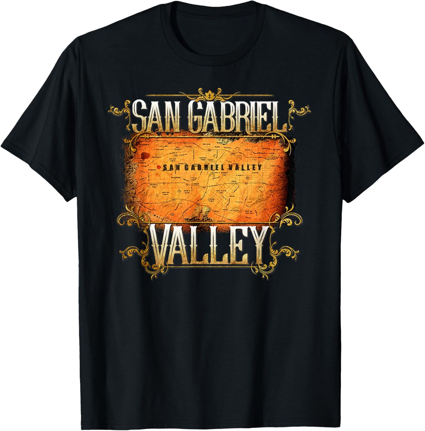 "SGV Shirt" San Gabriel Valley California Lover T-Shirt - T-Shirt | Black