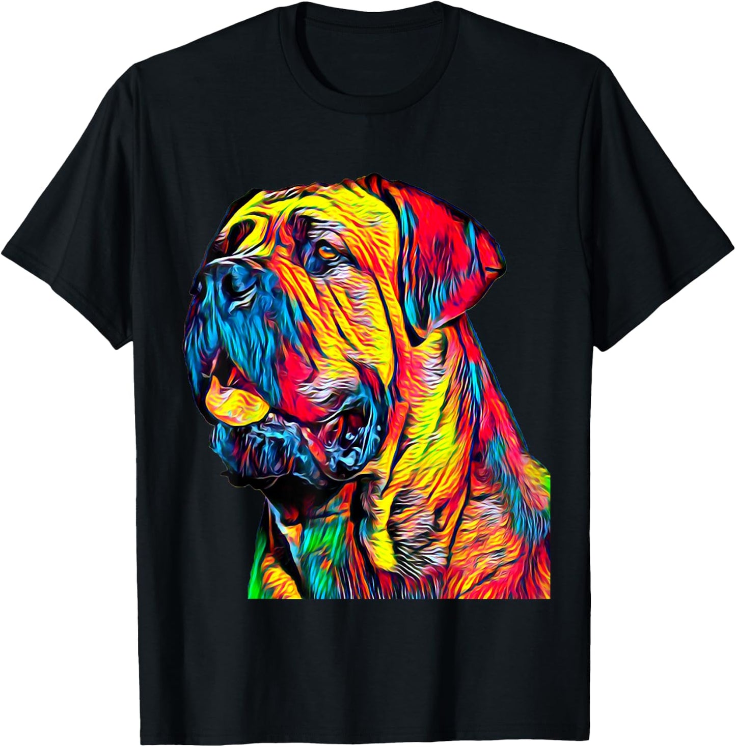 Cane Corso Italian Mastiff Dog Head T-Shirt - T-Shirt | Black