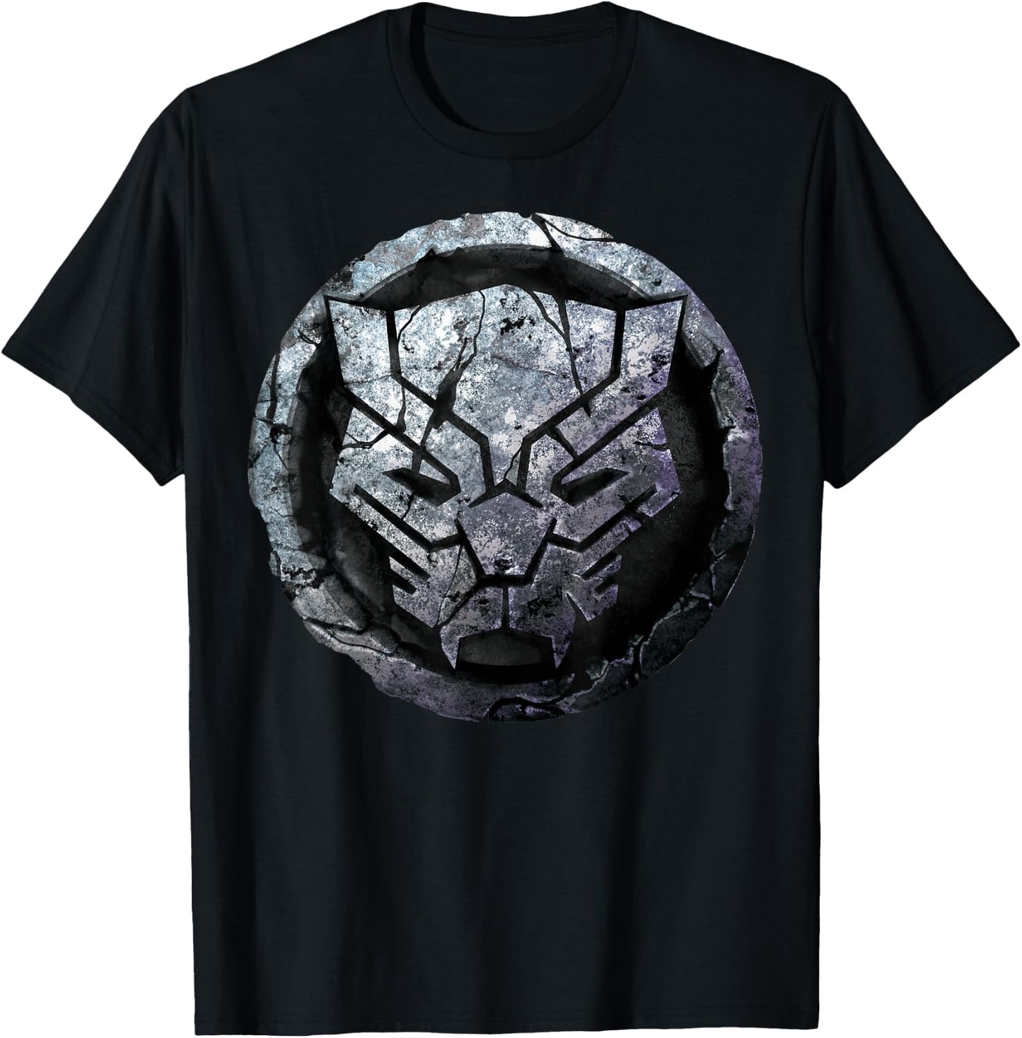 Marvel Black Panther Stone Symbol Graphic T-Shirt - T-Shirt | Black