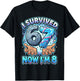 I Survived 6 7 Now I'm 8 8th Birthday Boys T-Shirt - T-Shirt | Black