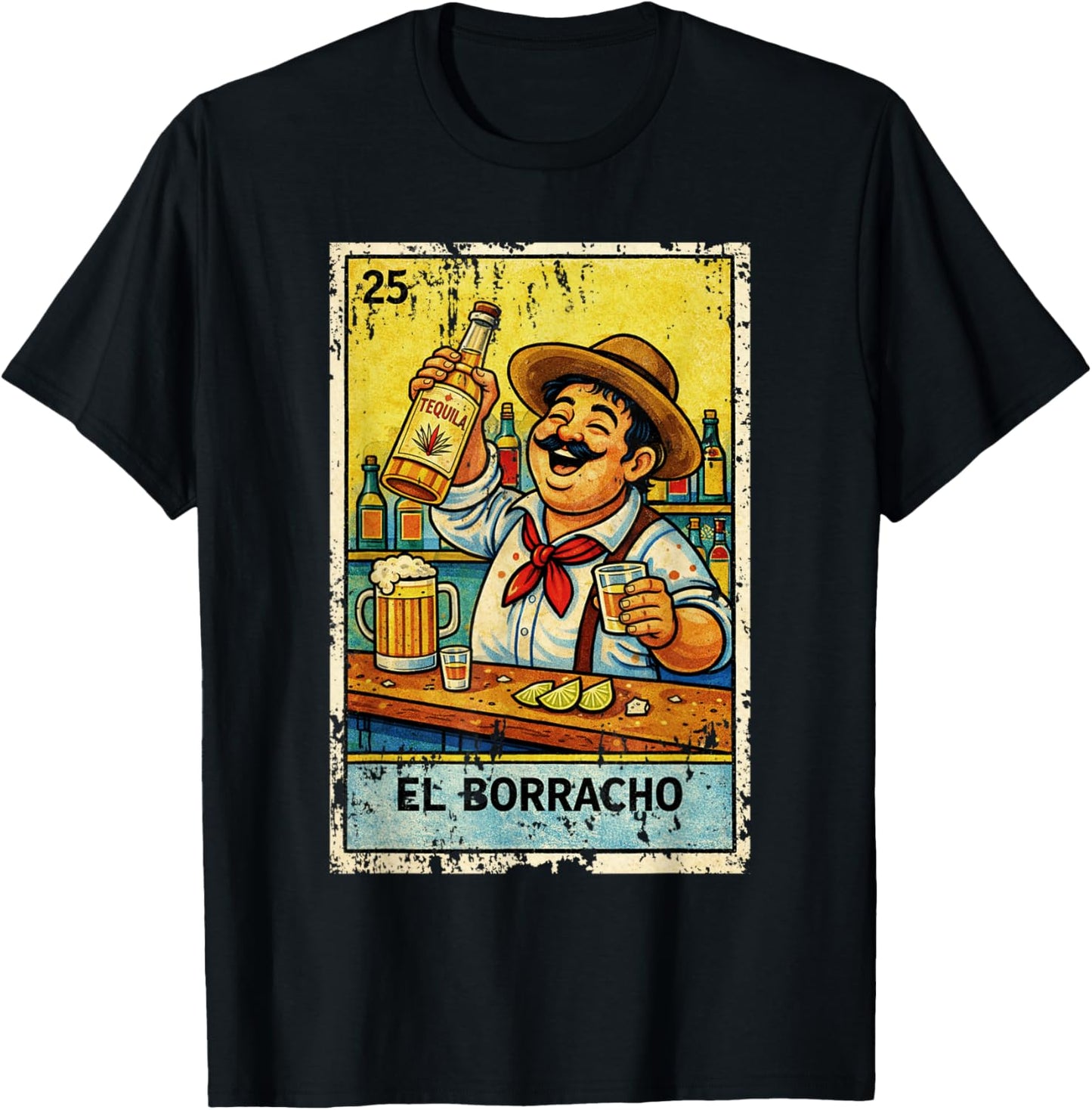 EL Borracho Cinco de Mayo T-Shirt - T-Shirt | Black