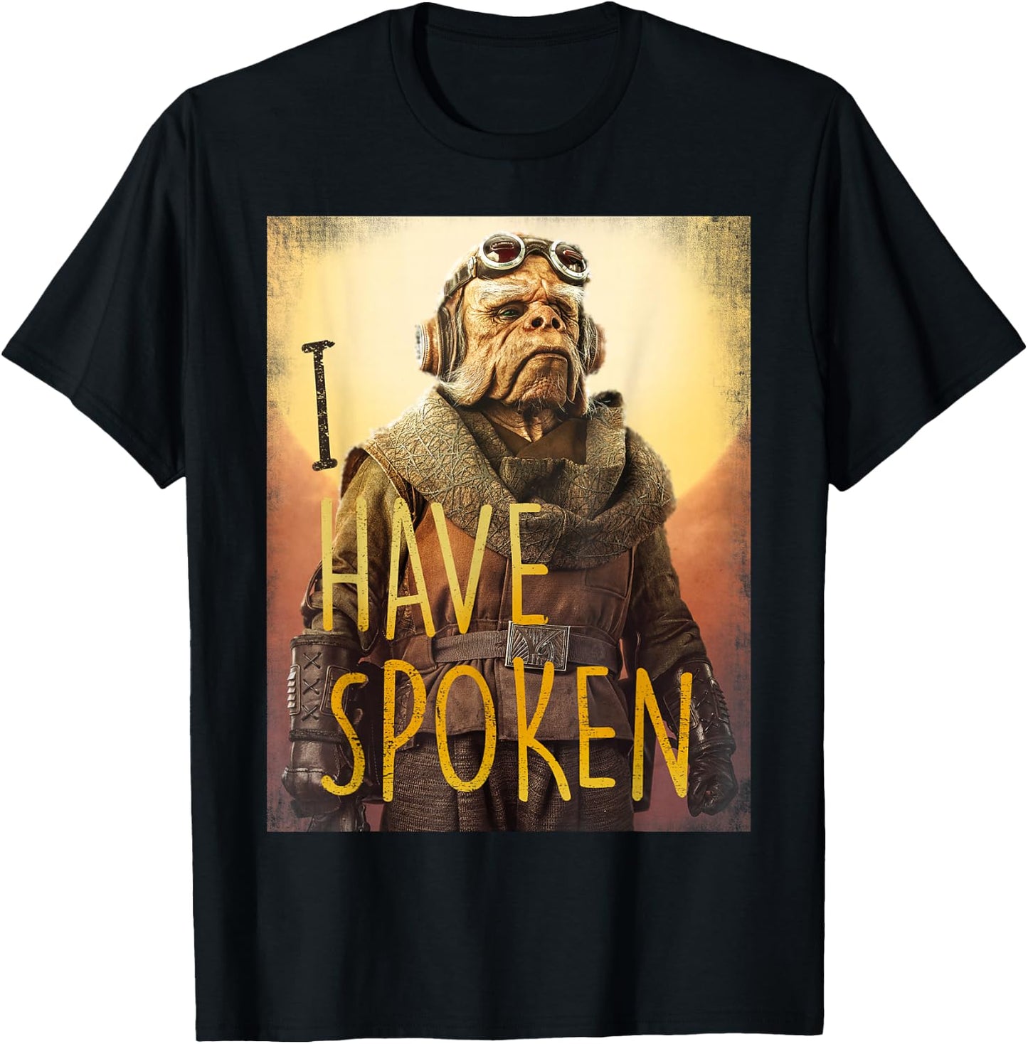 Star Wars The Mandalorian Kuiil I Have Spoken T-Shirt - T-Shirt | Black