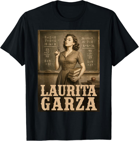 Laurita Garza Vintage Western Teacher Scene T-Shirt - T-Shirt | Black