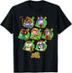 Animal Crossing New Leaf Towns People Graphic T-Shirt - T-Shirt | Black