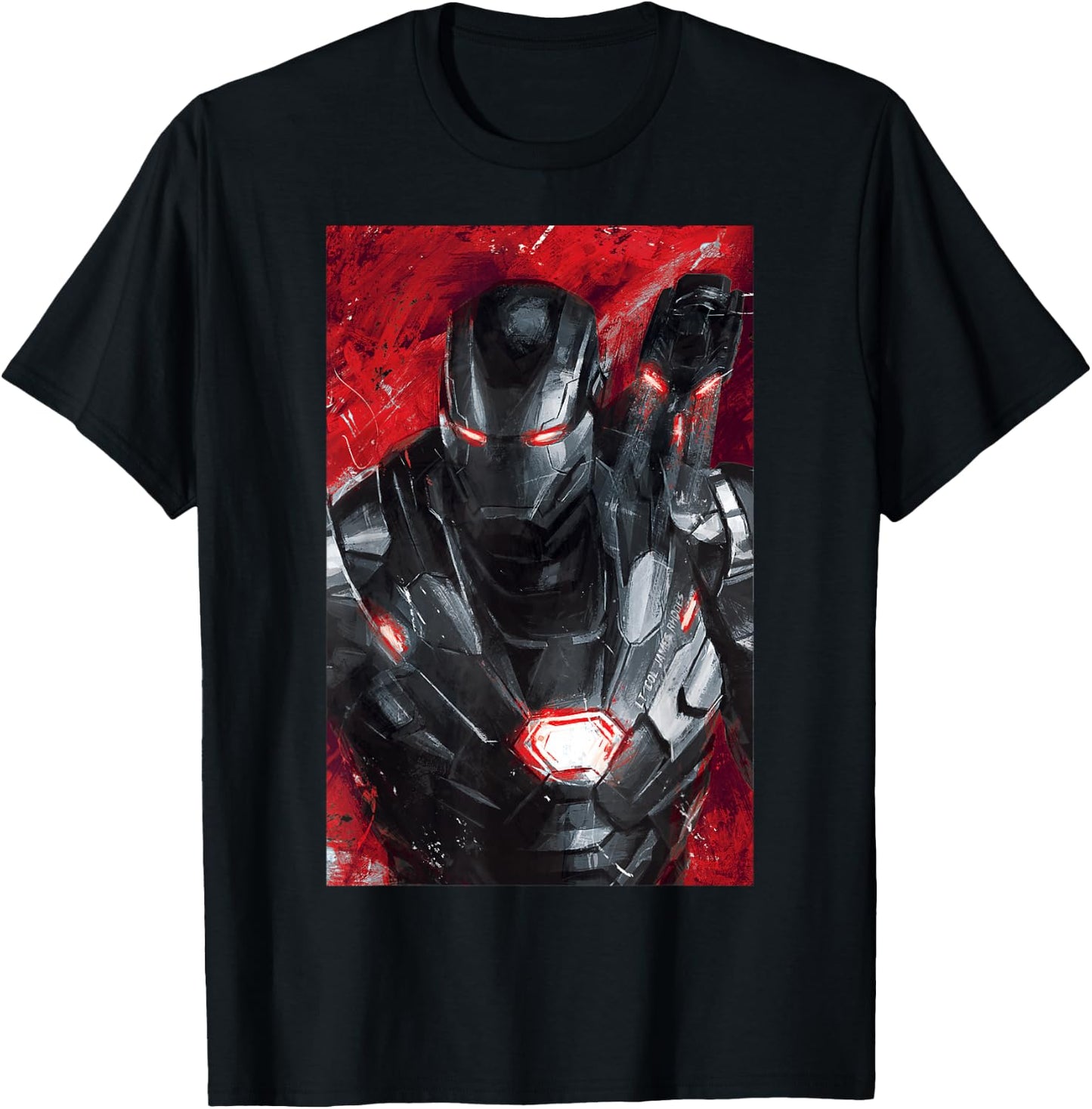 Marvel Avengers Endgame War Machine Painting Graphic T-Shirt - T-Shirt | Black