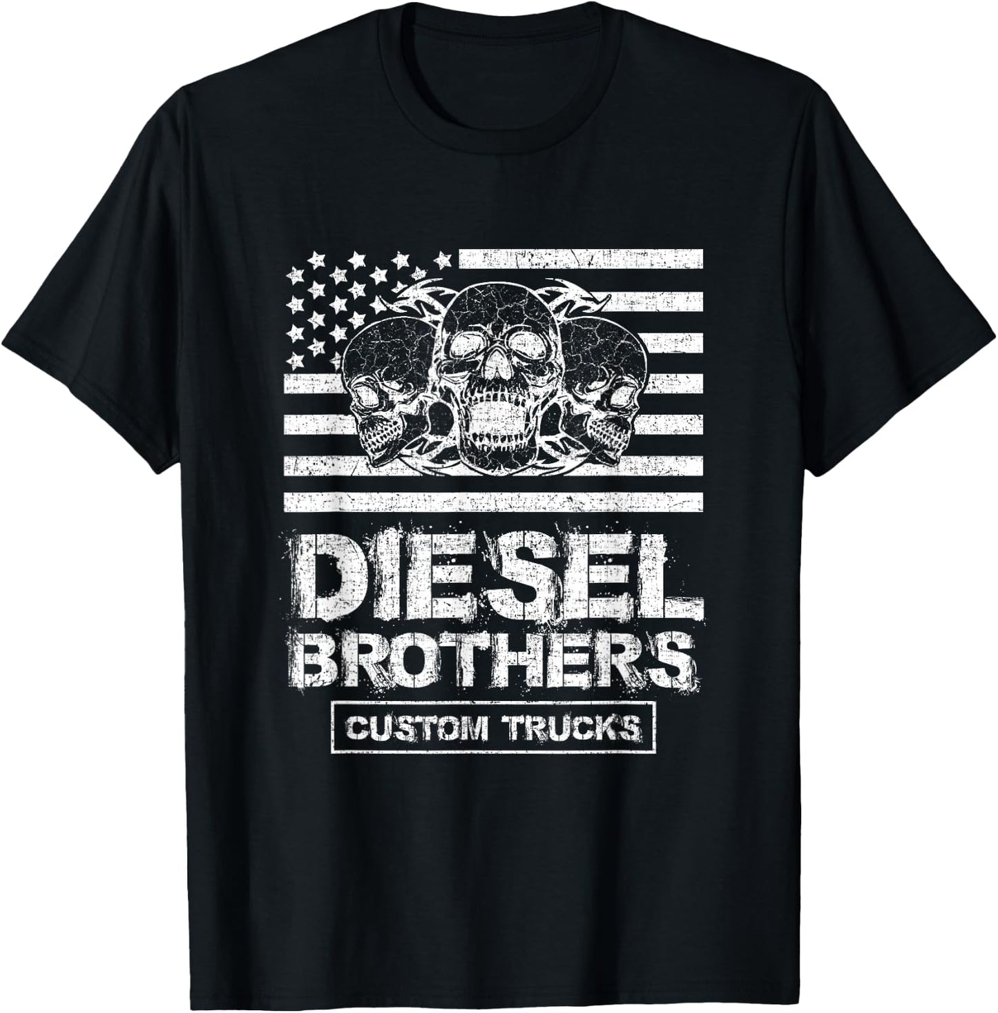 Diesel brothers custom truckers t shirt T-Shirt - T-Shirt | Black