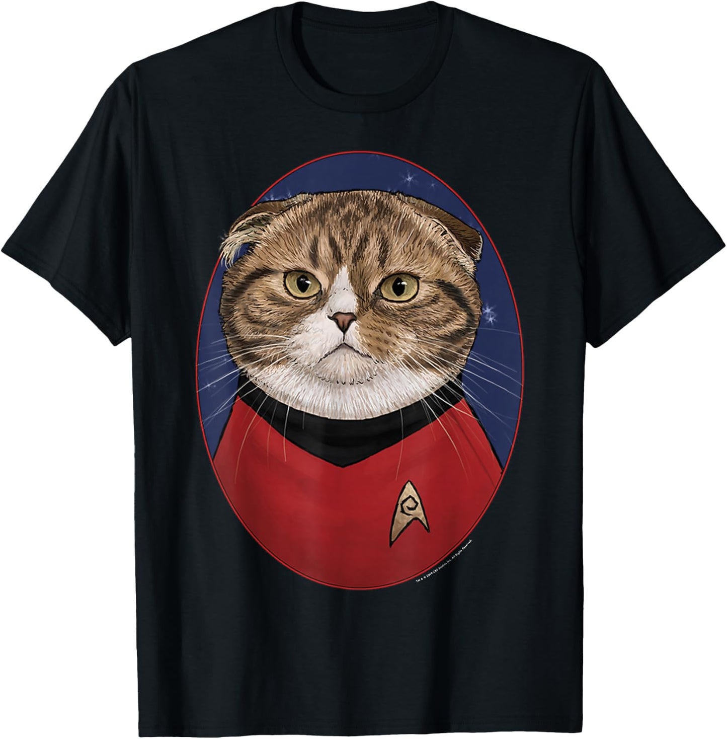 Star Trek Scotty Cat Formation T-Shirt - T-Shirt | Black