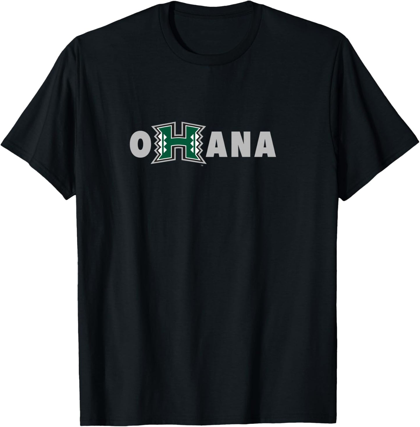 University of Hawaii Rainbow Warriors Ohana T-Shirt - T-Shirt | Black