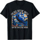 Crows Before Bros Support Your Local Murder Starry Night T-Shirt - T-Shirt | Black