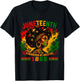 Juneteenth Remembering My Ancestors 1865 Black Women Free T-Shirt - T-Shirt | Black