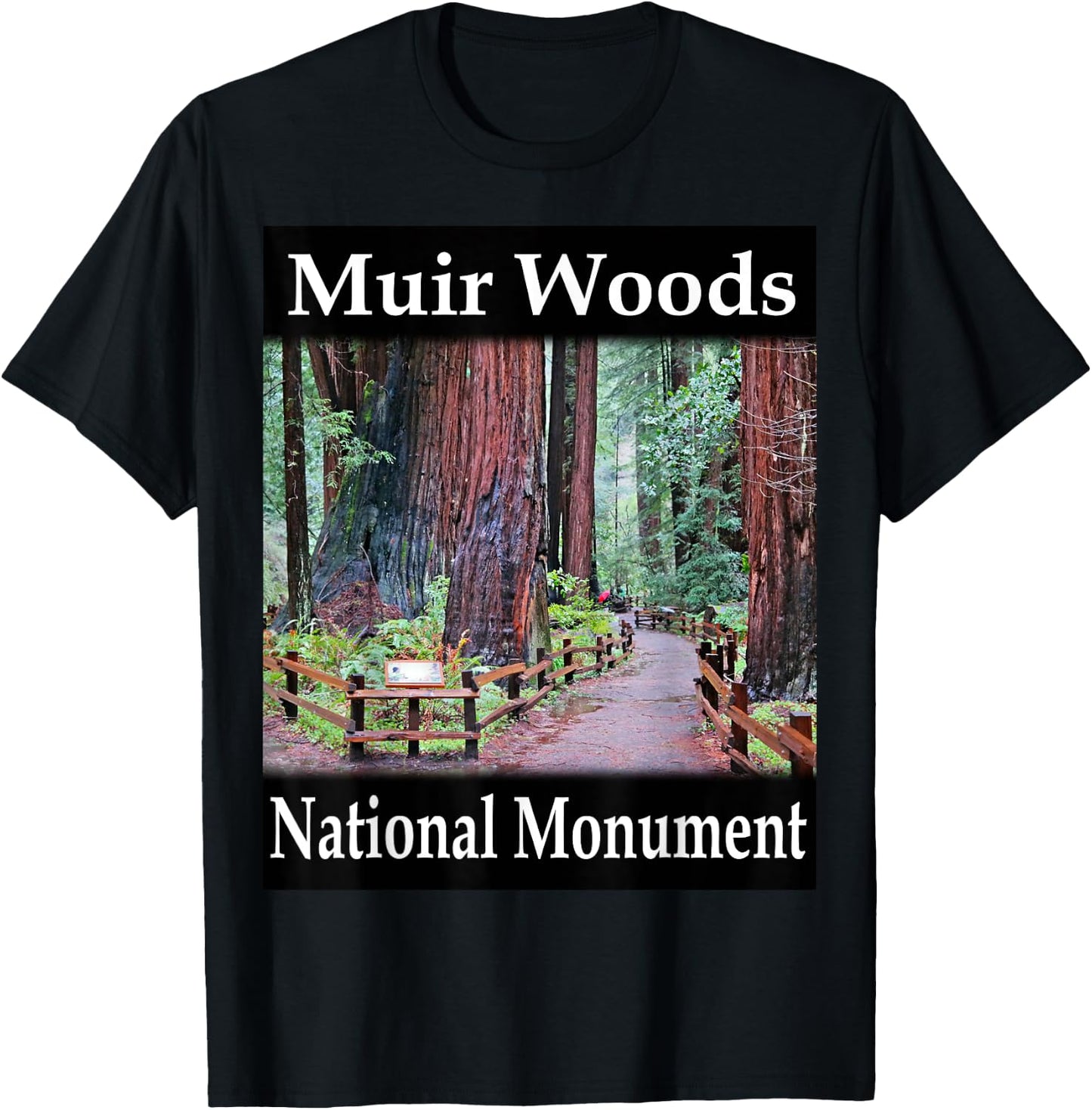 Yellow House Outlet: Muir Woods National Monument T-Shirt - T-Shirt | Black