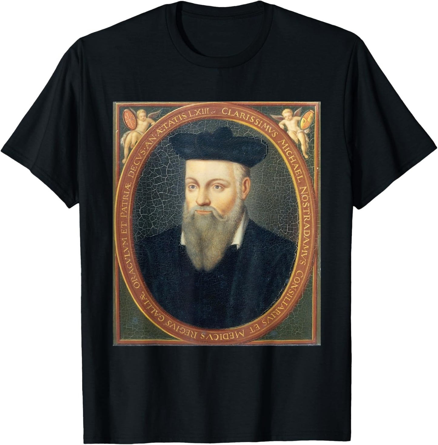 Nostradamus Nostradamus Seer Predictions T-Shirt - T-Shirt | Black
