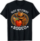 Vintage Not My First Rodeo Funny Back to School Teacher T-Shirt - T-Shirt | Black