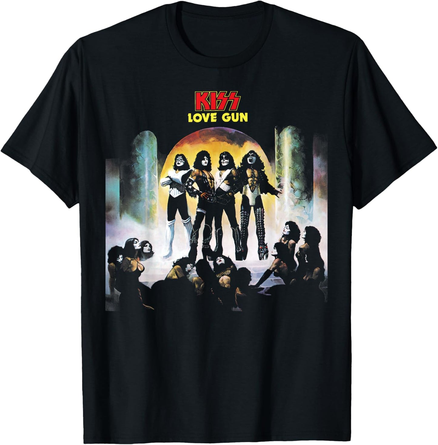 KISS - 1977 Love Gun T-Shirt - T-Shirt | Black