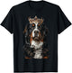Bernese Mountain King Crown T-Shirt - T-Shirt | Black