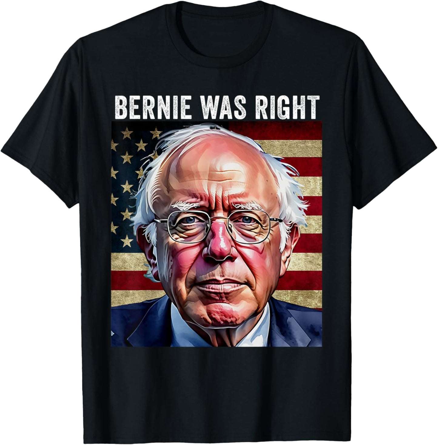 Bernie Sanders Bernie Was Right Indivisible No Kings Protest T-Shirt - T-Shirt | Black
