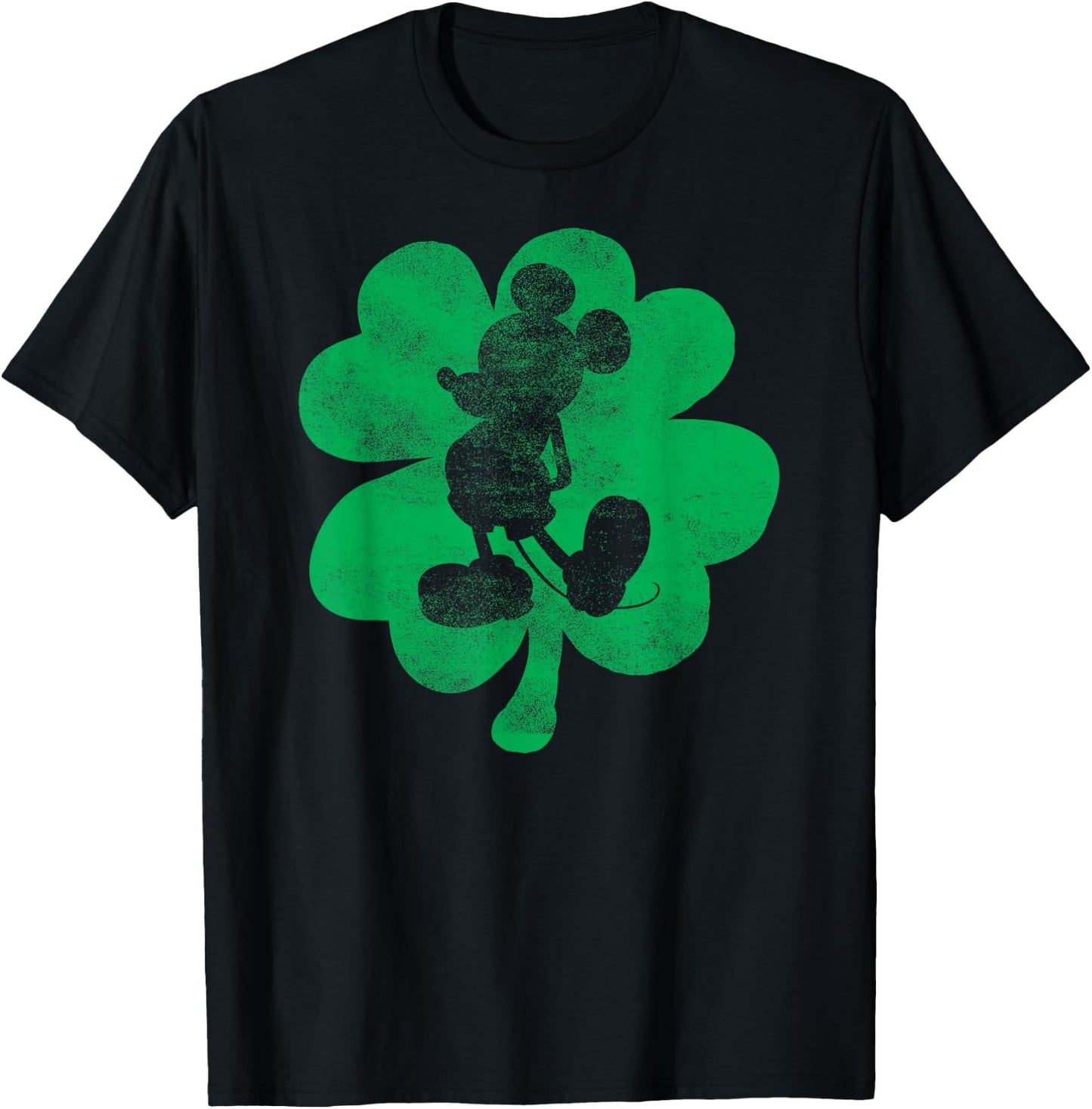 Disney - Mickey Mouse Shamrock St. Patrick's T-Shirt - T-Shirt | Black