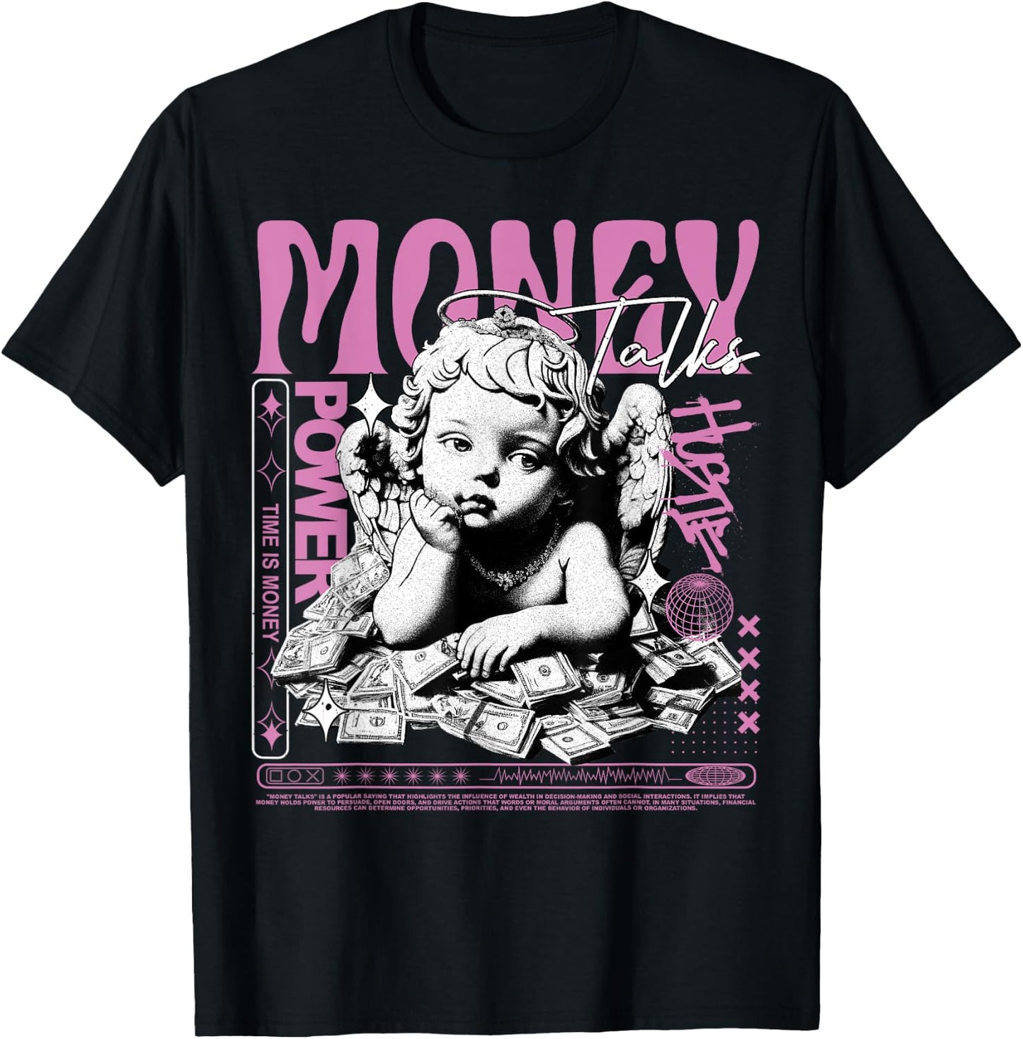 Money Talks Orchid 4s Matching Women T-Shirt - T-Shirt | Black