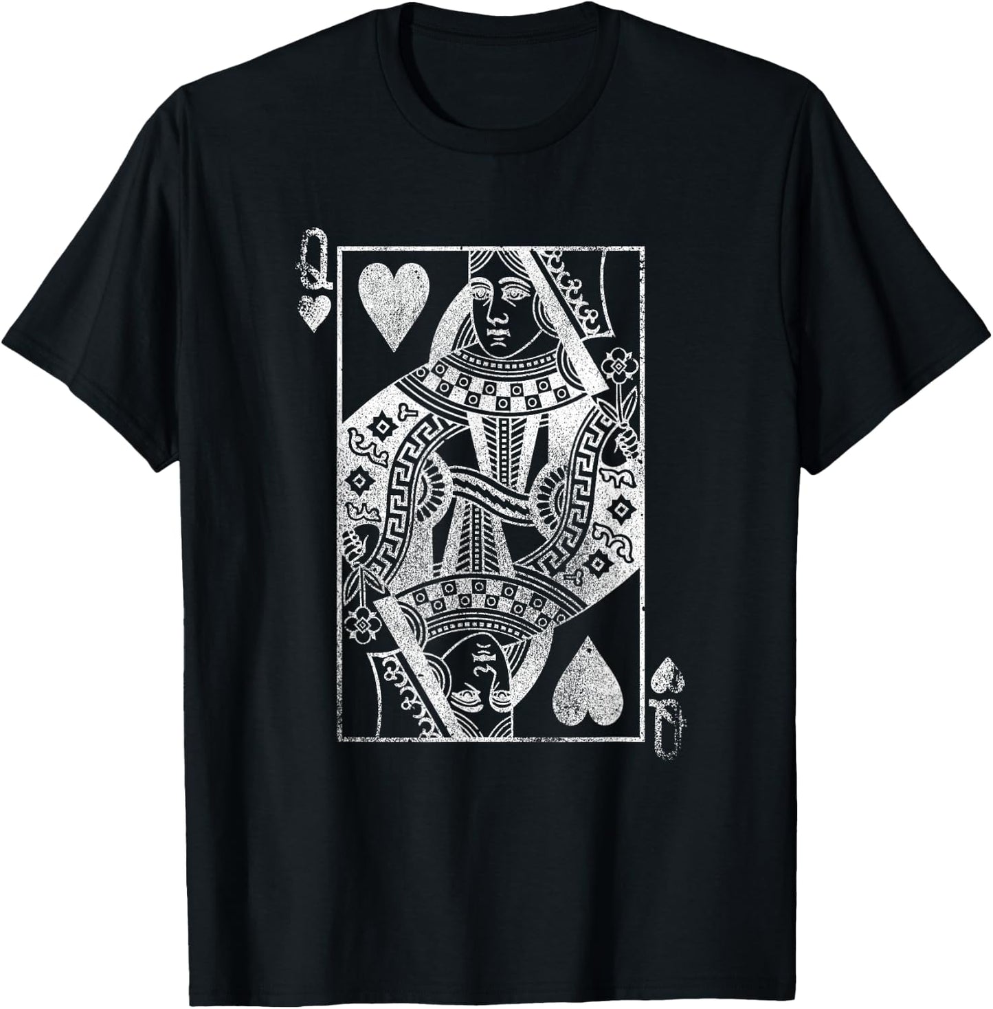 The Original Queen of Hearts (Vintage Design) T-Shirt - T-Shirt | Black