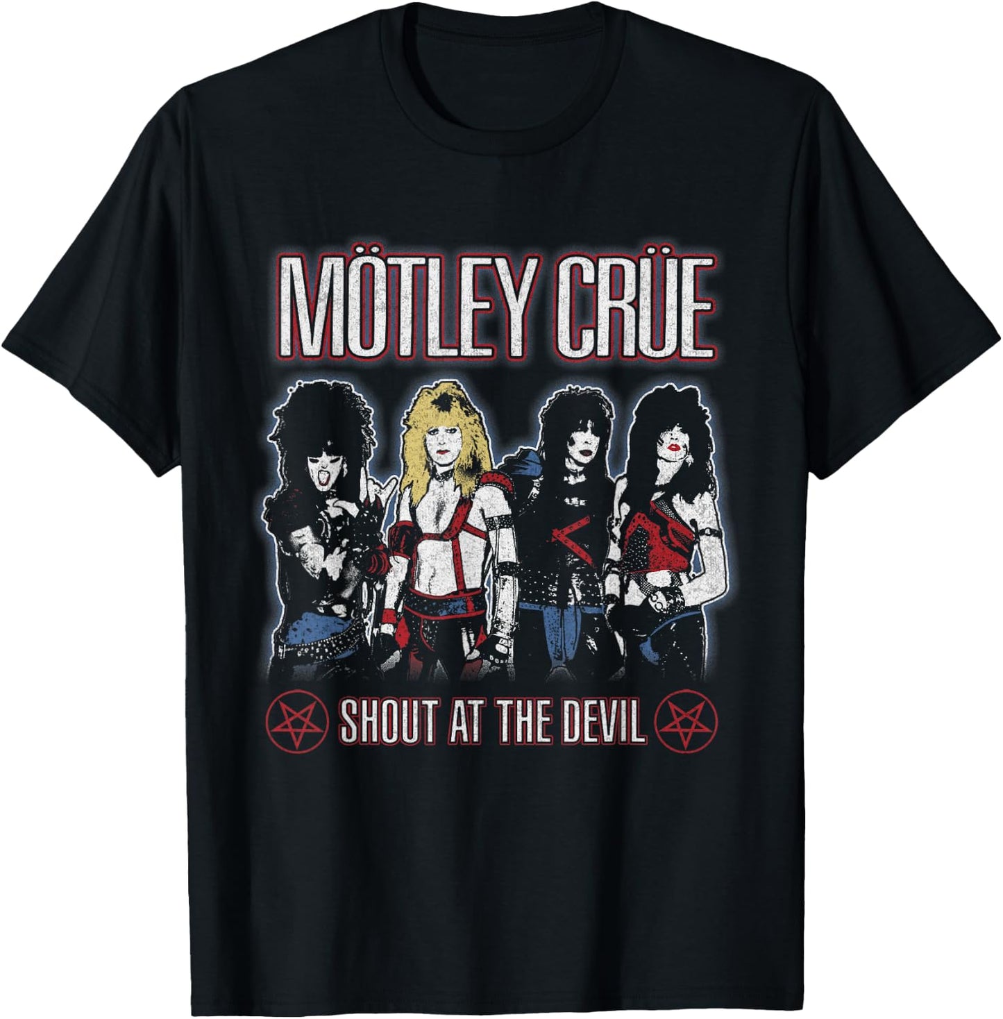 Mötley Crüe Shout At The Devil T-Shirt - T-Shirt | Black