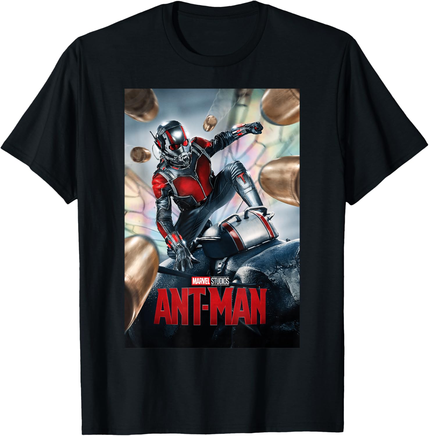 Marvel Studios Ant-Man Movie Poster T-Shirt - T-Shirt | Black