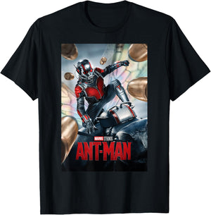 Marvel Studios Ant-Man Movie Poster T-Shirt - T-Shirt | Black
