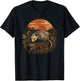 Retro Sunset Opossum Graphic Artwork Design T-Shirt - T-Shirt | Black