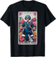 The Surgical Tech Tarot Card Skeleton Rose Flower OR Nurse T-Shirt - T-Shirt | Black