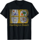 Huntington Beach Flag California Home Love Family Vacation T-Shirt - T-Shirt | Black