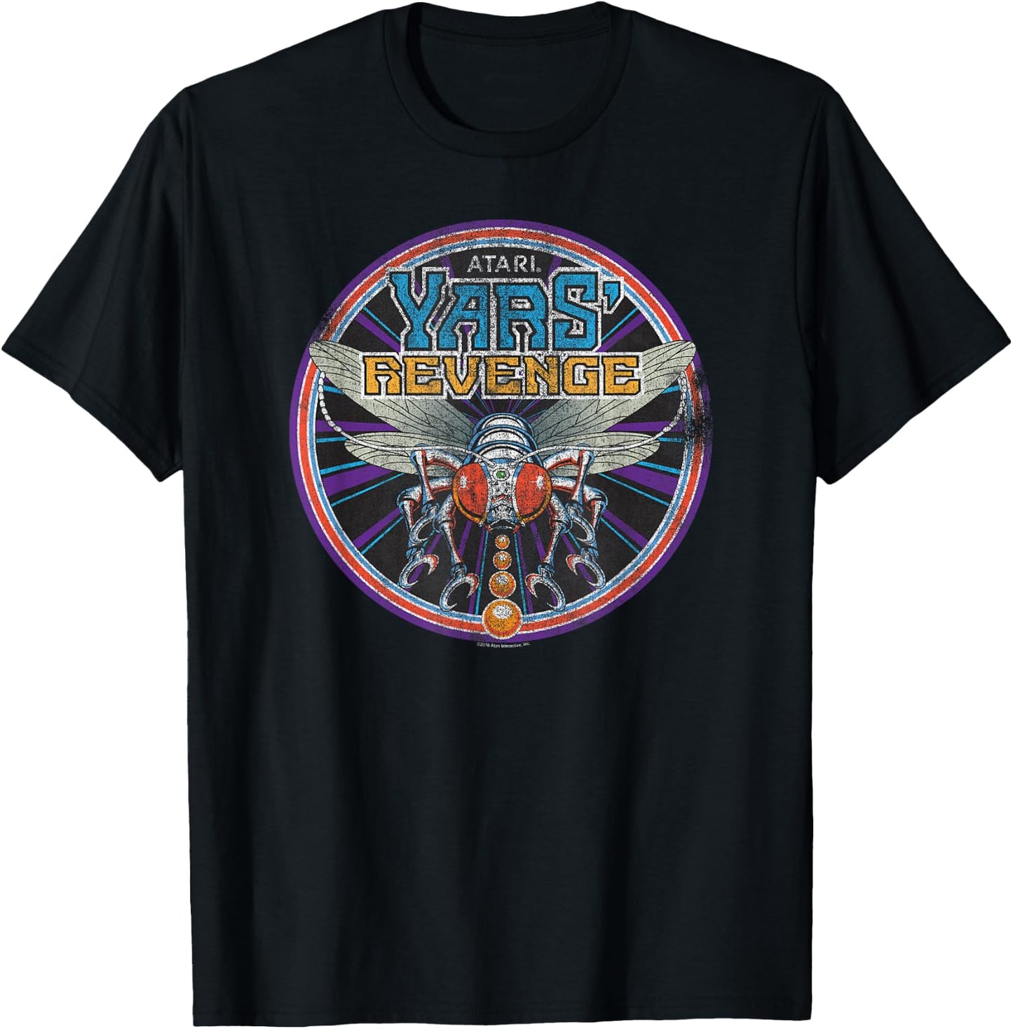 Atari Yars Revenge Arcade Video Game T-Shirt - T-Shirt | Black