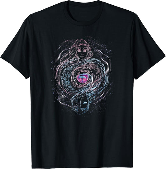 Marvel X-Men Jean Grey & Emma Frost Mind Meld T-Shirt - T-Shirt | Black