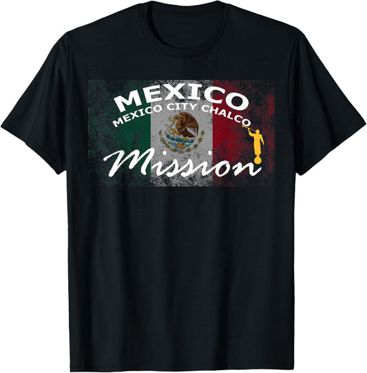 Mexico City Chalco Mormon LDS Mission Missionary Gift T-Shirt - T-Shirt | Black