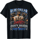 Blue Collar Daddy Dirty Hands Busy Nights Retro T-Shirt - T-Shirt | Black
