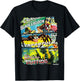 Vintage Style Sci Fi Movie Poster Collage T-Shirt - T-Shirt | Black