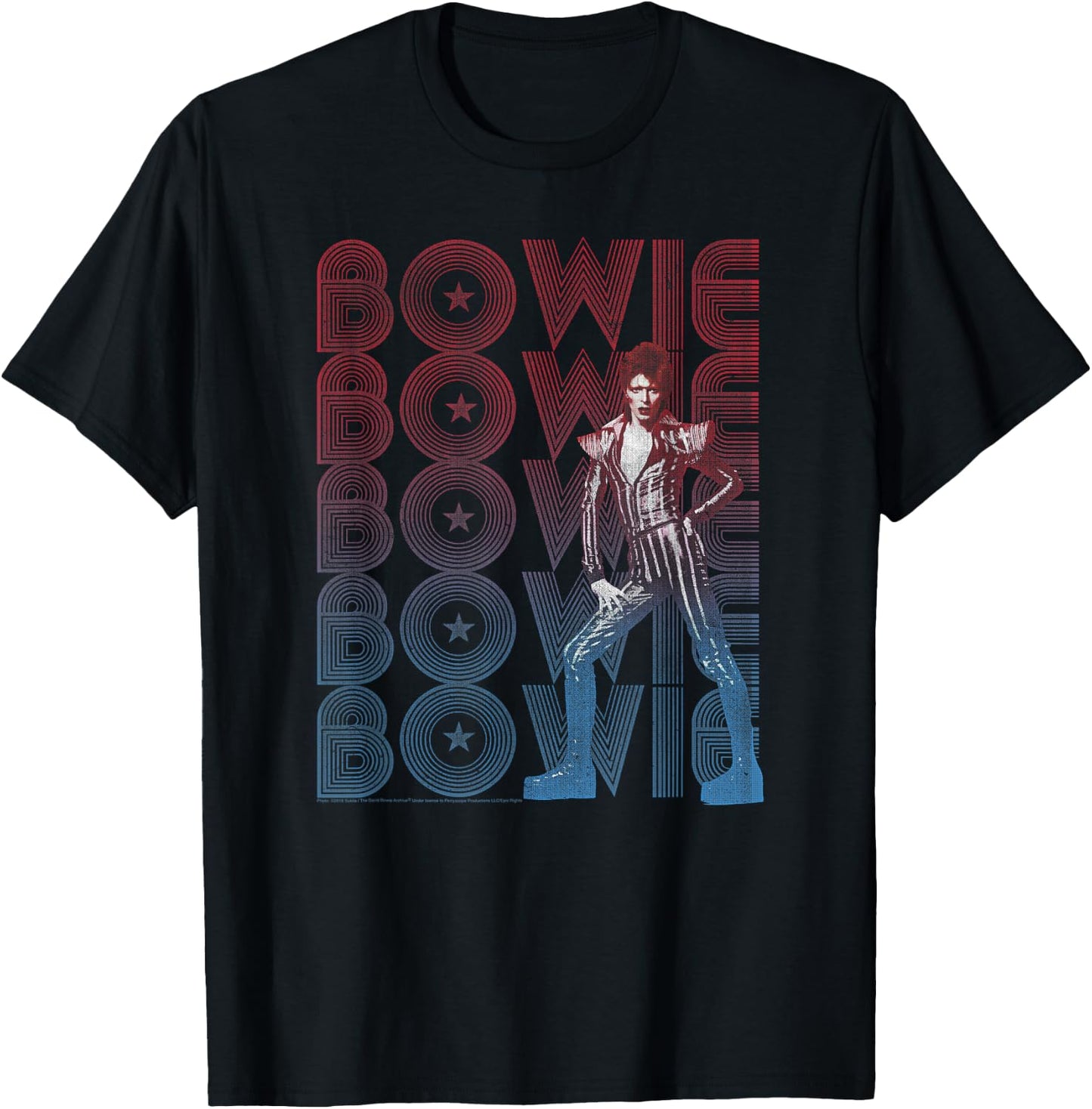 David Bowie - Rise and Fall T-Shirt - T-Shirt | Black