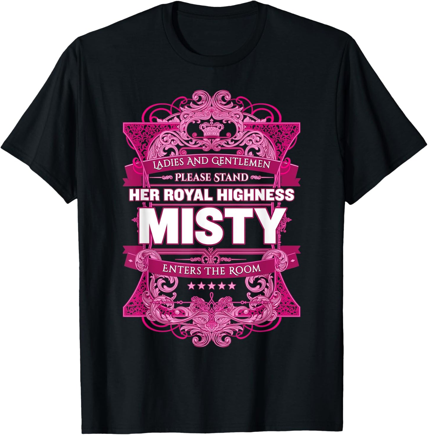 Misty First Name T-Shirt - T-Shirt | Black