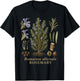 Rosemary Botanical Anatomy Herb Diagram Vintage Style T-Shirt - T-Shirt | Black