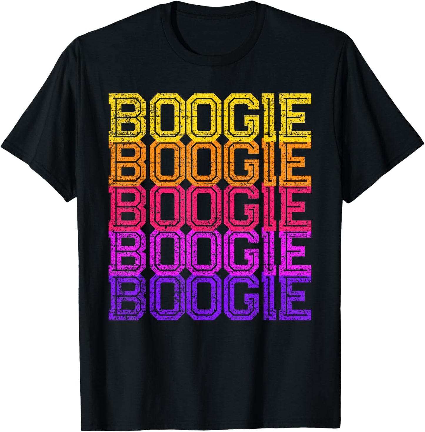 Retro Boogie T-Shirt - T-Shirt | Black