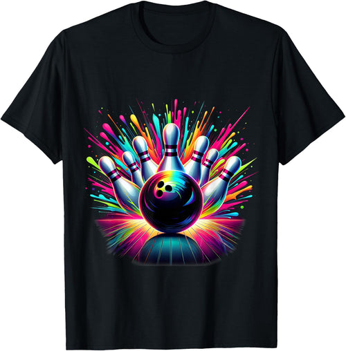 Colorful Bowling Game Day Bowling Cute Vibrant Color 3