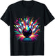 Colorful Bowling Game Day Bowling Cute Vibrant Color 3 T-Shirt - T-Shirt | Black