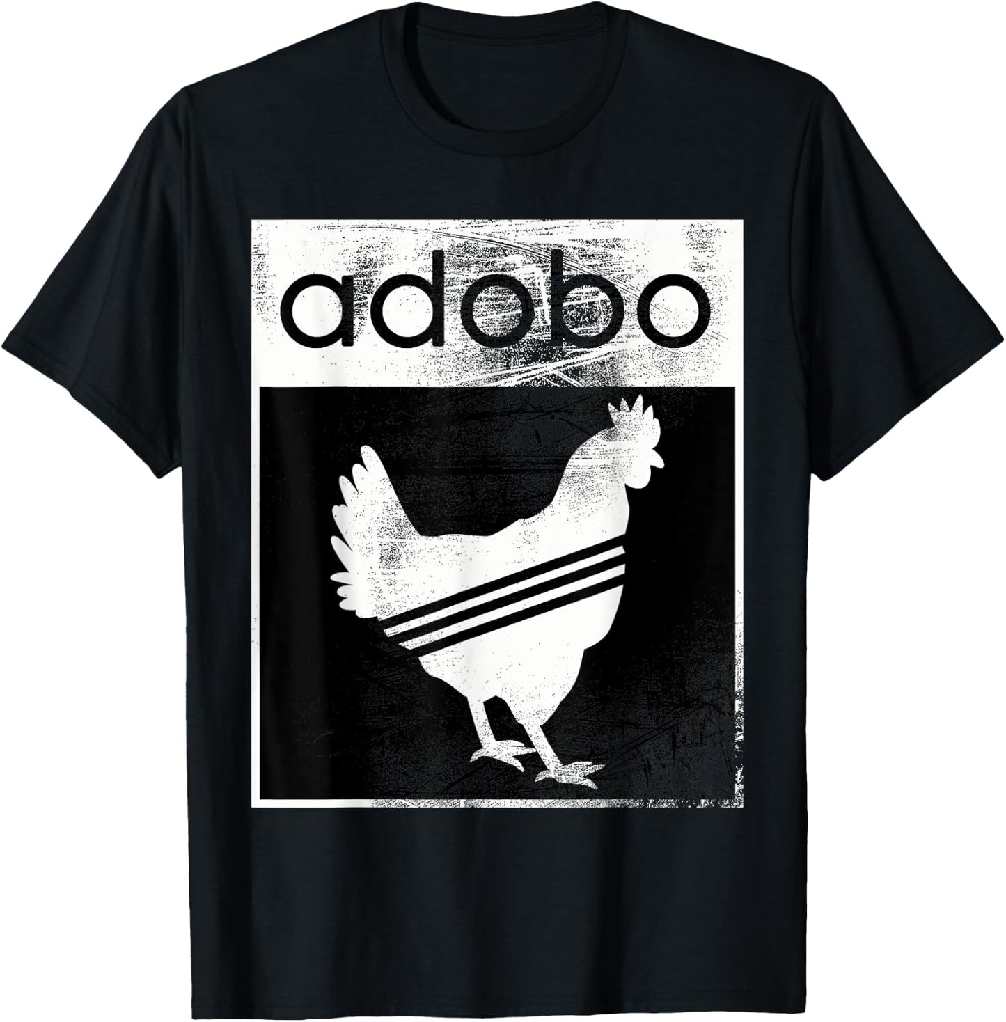 Chicken Adobo Shirt Funny Filipino Shirts Women Kids T-Shirt - T-Shirt | Black