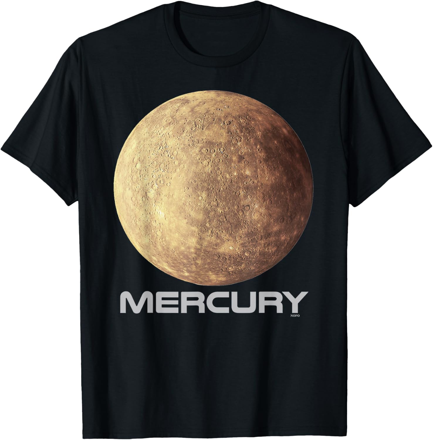 Mercury Shirt, Solar System Planet T-Shirt - T-Shirt | Black