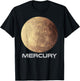 Mercury Shirt, Solar System Planet T-Shirt - T-Shirt | Black