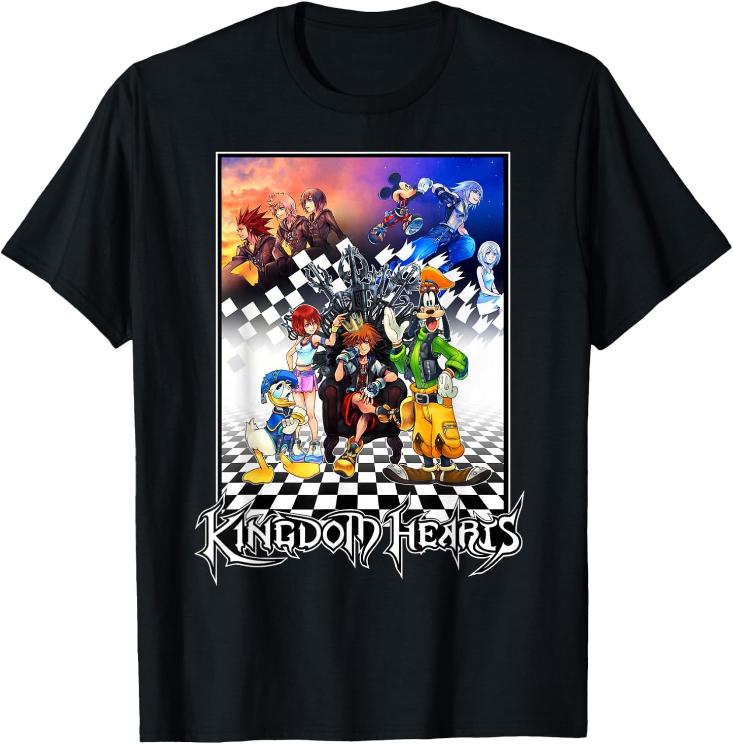 Disney - Kingdom Hearts Throne T-Shirt - T-Shirt | Black