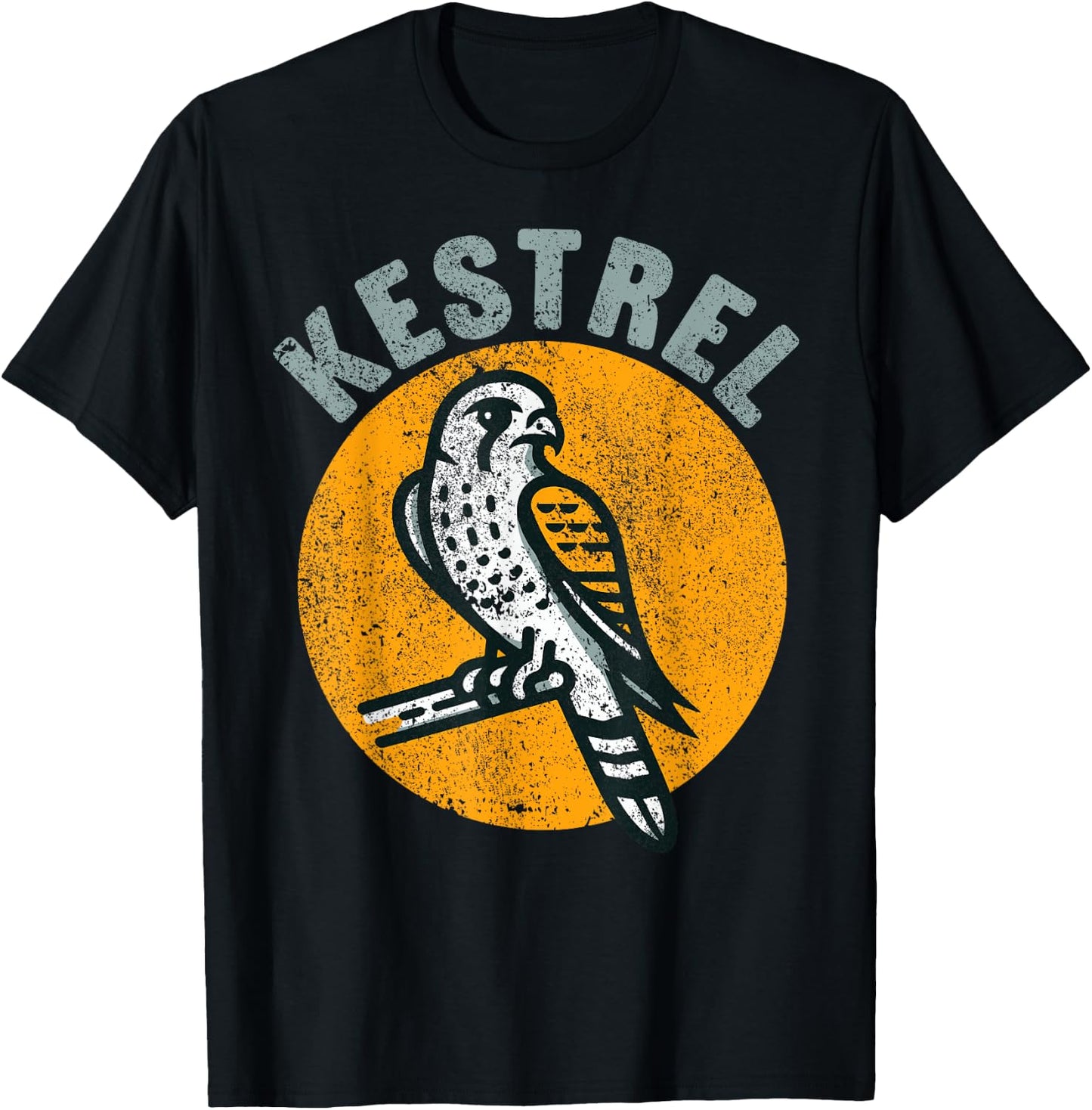 Kestrel Falcon American Kestrel T-Shirt - T-Shirt | Black