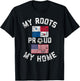 Panama Soccer My Roots My Home Vintage Flag Fan Shirt T-Shirt - T-Shirt | Black