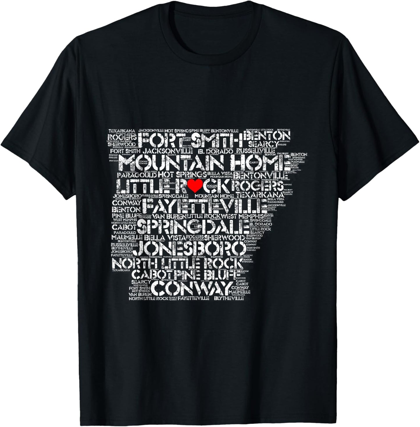 Arkansas Pride. Love Arkansas. Razorback State T-Shirt - T-Shirt | Black