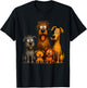 Funny Dogs Family T-Shirt - T-Shirt | Black