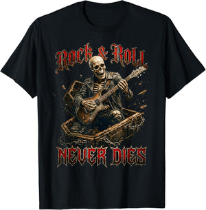 Rock'n Roll Never Dies T-Shirt - T-Shirt | Black